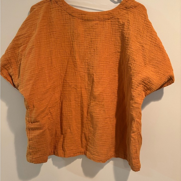 Universal Thread Rust V-Neck Blouse - Picture 5 of 5